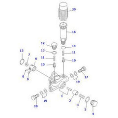 Fuel Feed Pump 105210-4570 for Komatsu Engine 6D105-1