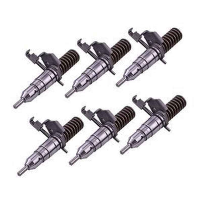 6-Piece Fuel Injector 127-8213 0R-8473 for Caterpillar CAT Excavator 200B 320B 446B E322B E325B
