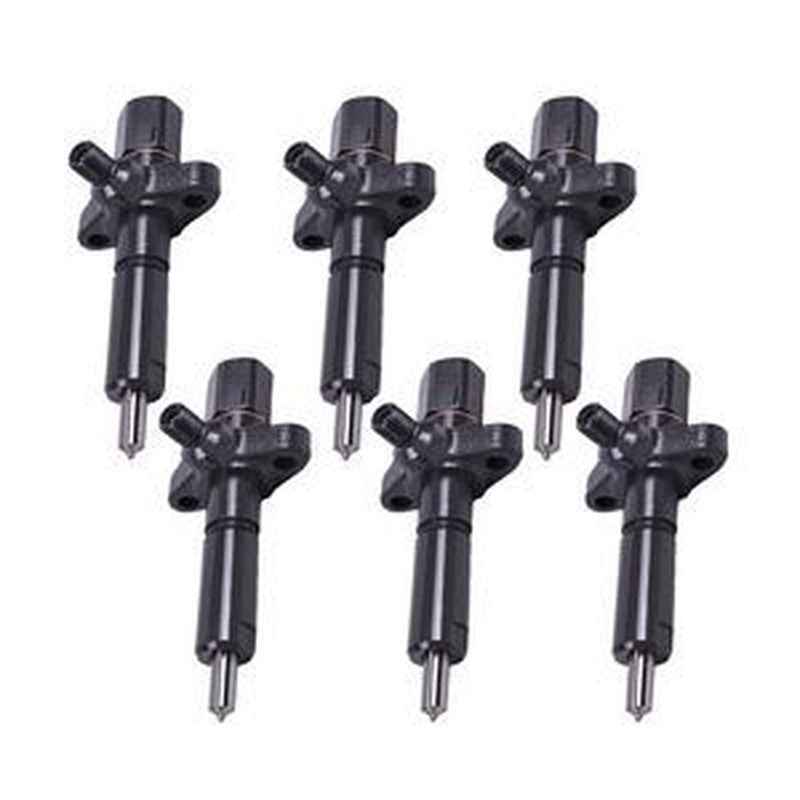6-Piece Fuel Injector 2645K008 for Perkins 6.3544 Engine