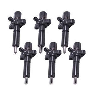 6-Piece Fuel Injector 2645K008 for Perkins 6.3544 Engine