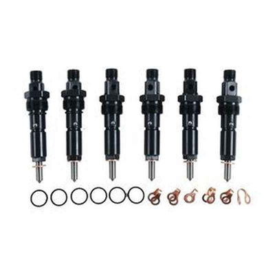 6-Piece Fuel Injector Set 3283577/3929492 for Cummins 6B/6BT Engines