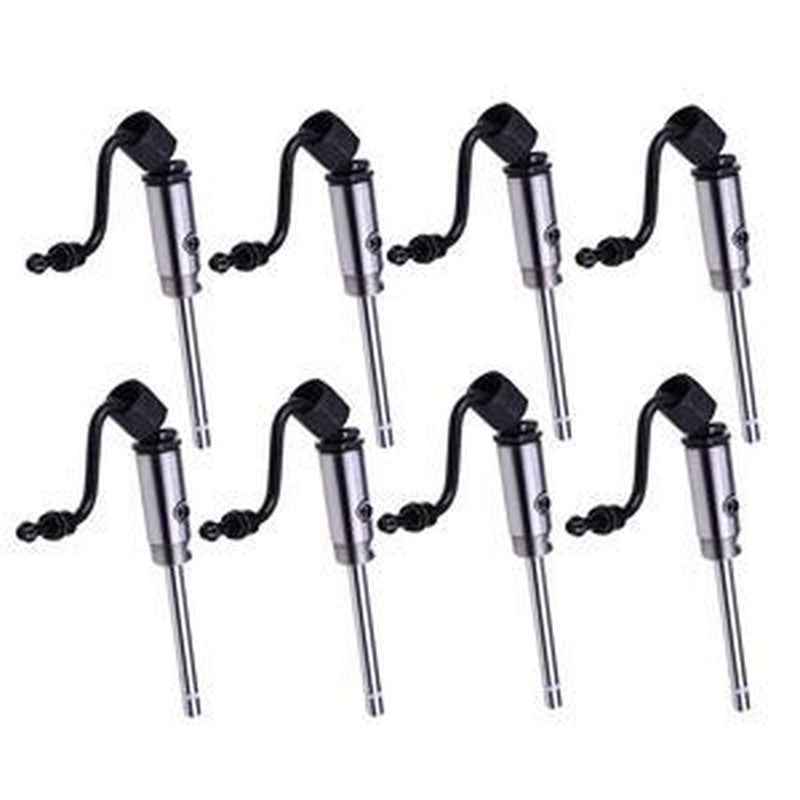 8-Piece Fuel Injector Set 4W-7016 0R-3420 for Caterpillar CAT Excavators