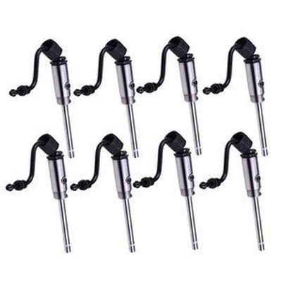 8-Piece Fuel Injector Set 4W-7016 0R-3420 for Caterpillar CAT Excavators