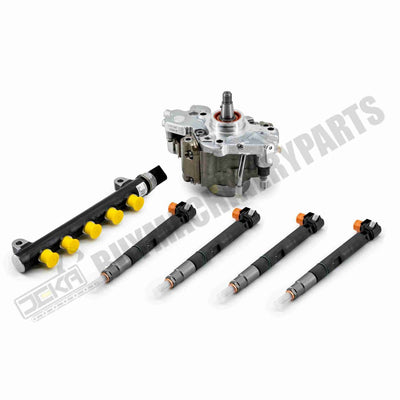 Bomba de inyector de combustible y kit de inyector y riel común 7249380 7030409 7275454 para motor Doosan D24 D18 Bobcat S450 S510 S550 S570 S590 S595 S630 S650