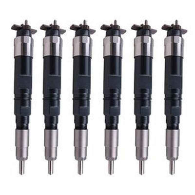 6 Fuel Injectors RE524361 for John Deere 6081/6090/6125 Tractor
