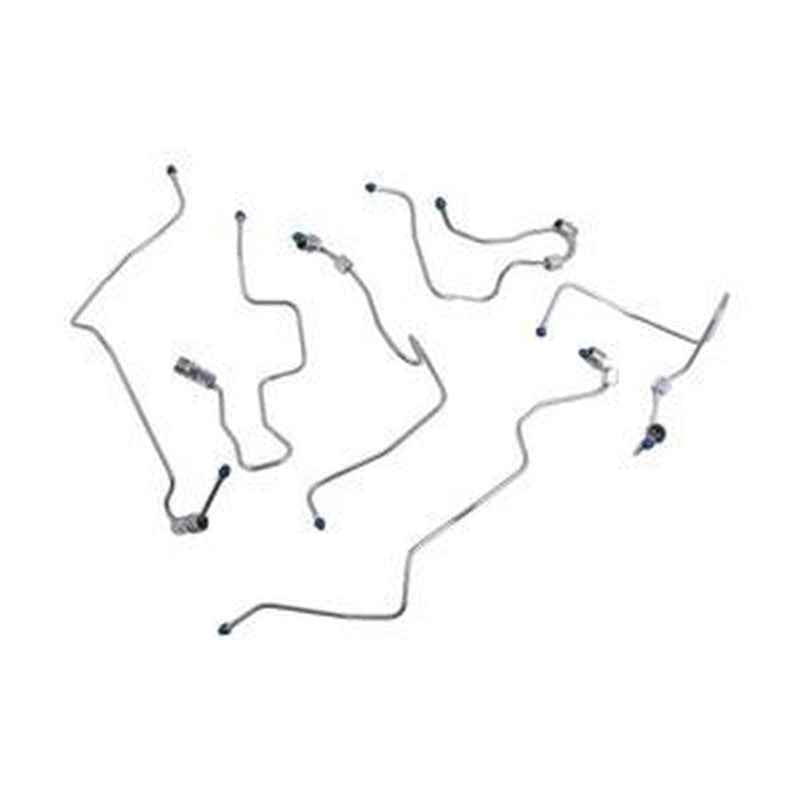 Fuel Injector Supply Line Set 3943765/3943767 for Cummins 4B/6B/ISB/QSB Engine, Case/Hyundai Excavator