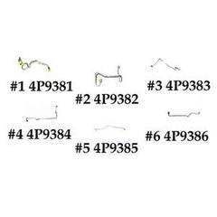 Fuel Line Kit 4P9381-4P9386 for Caterpillar CAT 3306 Engine Excavator