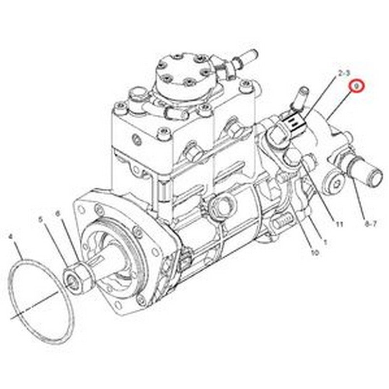 Fuel Pump 293-0249 for Caterpillar CAT Engine C4.4 C6.6 Excavator M313D M315D M315D2 M316D M317D2 M318D M322D