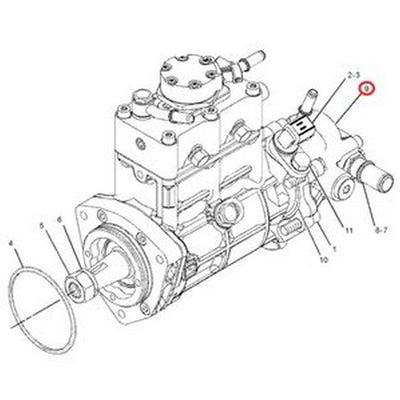 Fuel Pump 293-0249 for Caterpillar CAT Engine C4.4 C6.6 Excavator M313D M315D M315D2 M316D M317D2 M318D M322D