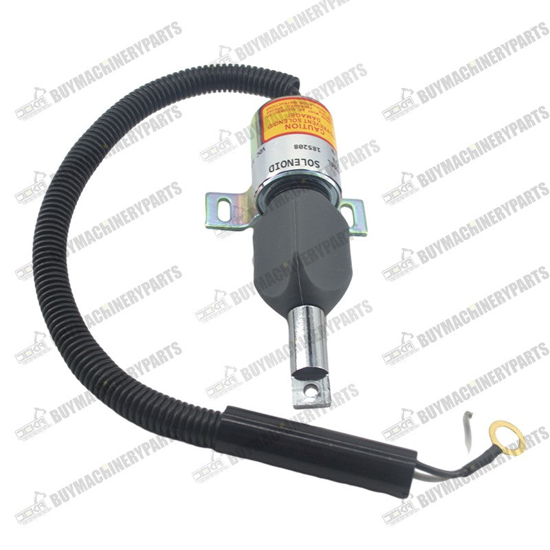 Fuel Shut Off Solenoid 185208 Fit for Isuzu 4JG1-TPA Mustang MTL20 Gehl CTL70 12V - Buymachineryparts