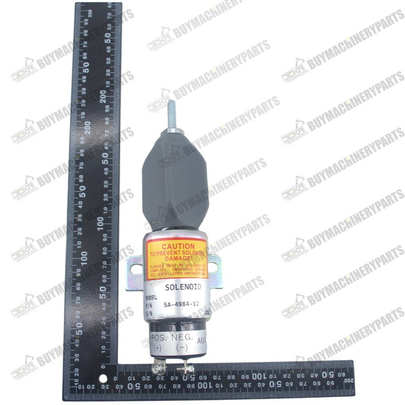 Fuel Shut off Solenoid SA-4984-12 1751-12E2U1B1 1751-12E2U1B1S Fit for Cummins SA4984 SA4984-12 - Buymachineryparts