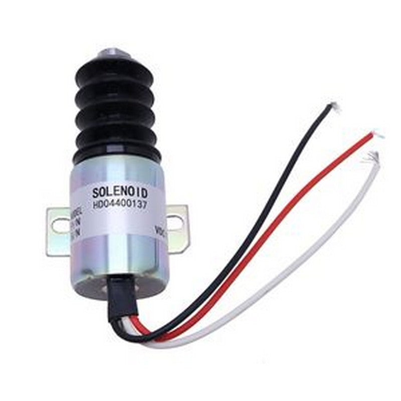 Fuel Shutdown Solenoid 1756ES-12E3ULB1S5 SA-4735-12 for Hyundai Excavator R200-5E R200-5 - Buymachineryparts