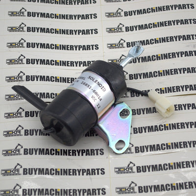 Fuel Stop solenoid Valve16851-60014 16851-60010 for Kubota Mower Tractor Excavator RTV RTV900