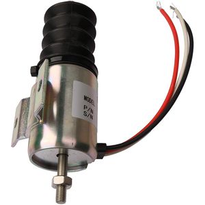 Fuel Shutoff Solenoid AT115077 for John Deere Excavator 690D 690DR - Buymachineryparts