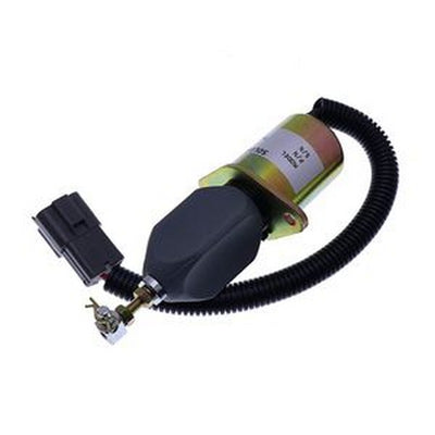 Fuel Solenoid 129953-77811 1751ES-12A3UC12B1S SA-4673-S for Hyundai R55-7 R60-5 Volvo EC55 ECR88 Yanmar Vio55 Vio75 Engine 4TNV94 4TNE94L 4TNV98 - Buymachineryparts