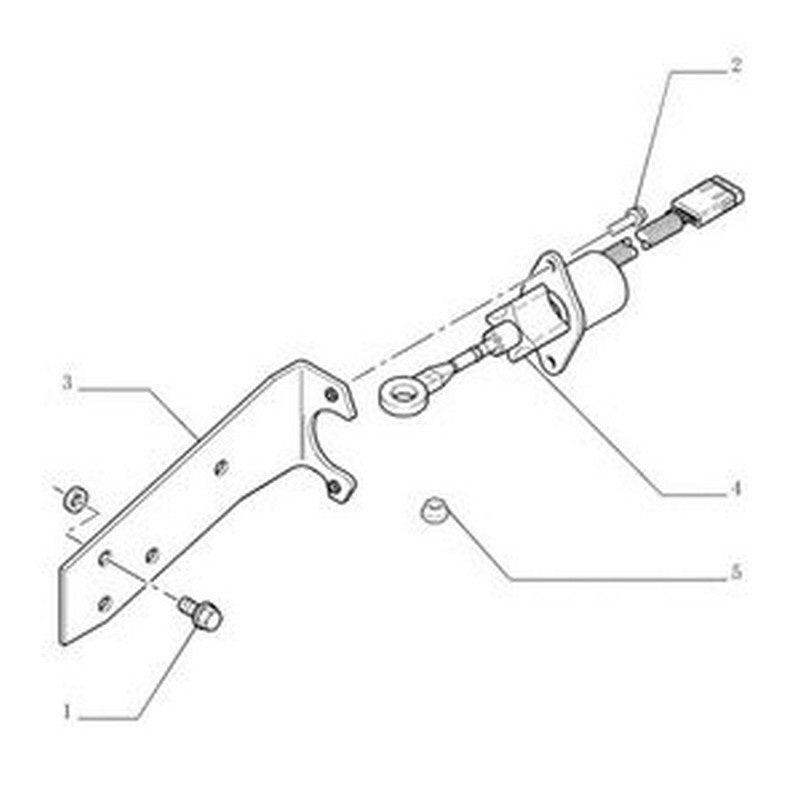 24V Fuel Shutoff Solenoid 87420951 for CASE Crawler Dozer 1850K 1850K-LGP 1850K-LT - Buymachineryparts
