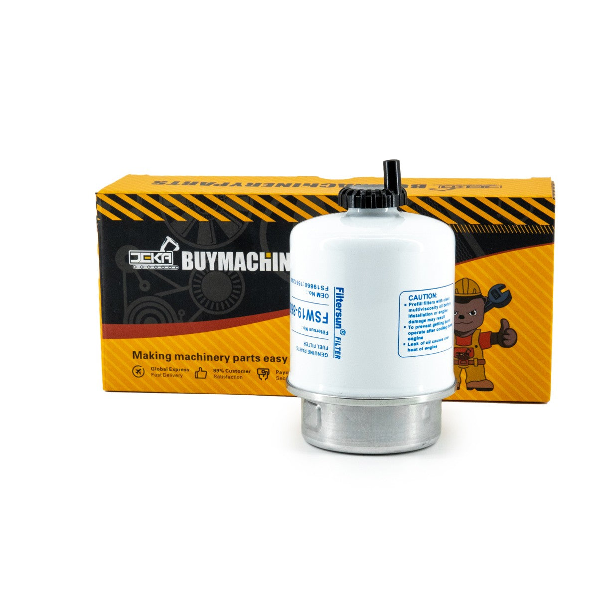 Fuel Water Separator 1561200 156-1200 Compatible for Caterpillar CAT 901C 902C 903C 414E 416E 420F 216B3 216B 226B3 Replacement