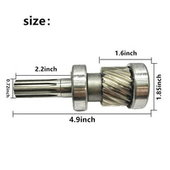 Eje trasero para carrito de golf 101923701, eje de engranaje de un solo eje, 10 dientes, para Club Car DS