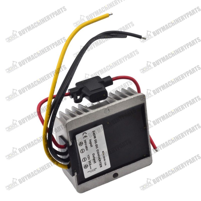 Golf Cart DC Buck Converter Voltage Reducer Regulator 48V 36V Volt To 12V 20Amp - Buymachineryparts