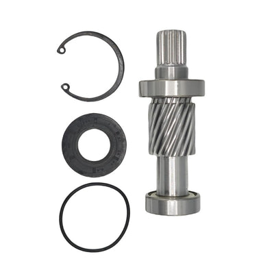 Kit de eixo de engrenagem de entrada para carrinho de golfe, incluindo presilha, mola, retentor de óleo e anel de vedação para EZGO RXV 2008 em diante, versão atualizada para 2025 (620329, 620327, 620328, 23520G1, 35959G01).