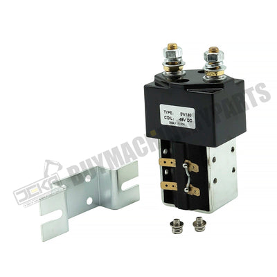 Heavy Duty DC Contactor Solenoid Replace for Albright SW180 Style 48V 200A