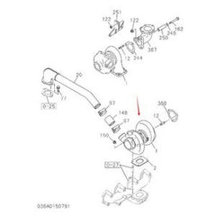 Heavy-Duty TD04HL Turbo 8972894431 for Isuzu 4BG1 Engine & Hitachi ZX160/180W Excavator
