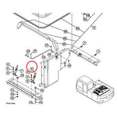 Hood Latch 4429044 for John Deere Excavators 180 210 370C 270CLC 330CLC 345GLC