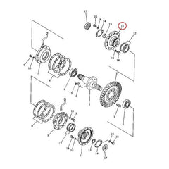 Buje 198-21-11490 para topadora Komatsu D85A-21 D85A-18 D80A-18 D80E-18 D85P-21 D85E-18 D135A-2 D155A-2 D155S-1 D455A-1 