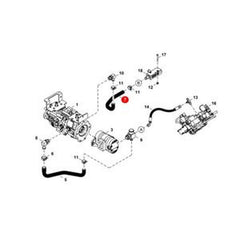 Hydraulic Drain Hose 7178574 for Bobcat S740-770 & T740-770 Loaders