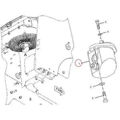 Hydraulic Fan Motor 230-3727 for Caterpillar CAT 3024C C2.2 Engine