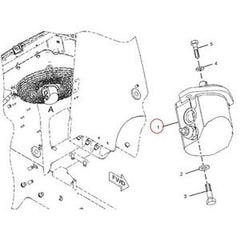 Hydraulic Fan Motor 230-3727 for Caterpillar CAT 3024C C2.2 Engine