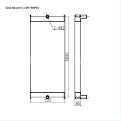 Hydraulic oil cooler 265-3625 fit for Caterpillar excavator CAT 320D 321D 323D