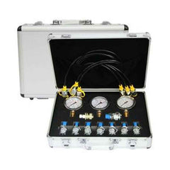 Hydraulic Pressure Test Kit - 3 Gauges, 9 Couplings, 3 Hoses, Case