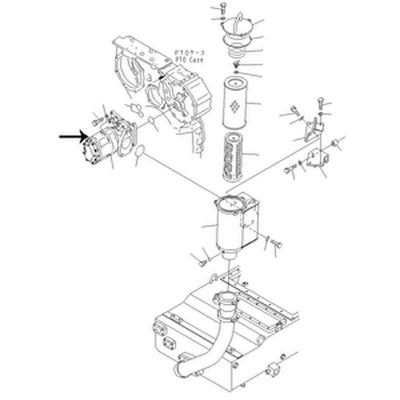 Hydraulic Pump 704-71-44071 for Komatsu D475A-5 Bulldozer
