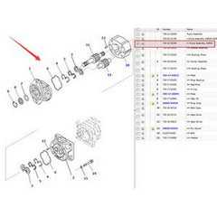 Hydraulic Pump 705-22-35190 for Komatsu Excavator PC600-8 PC600-8E0 PC650LC-11 PC700LC-11E0
