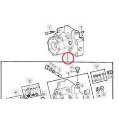 Hydraulic Pump AR103033 for John Deere Tractor 1020 1520 2030 2040 2440 2450 2640 3140