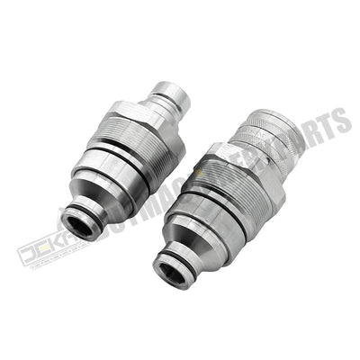 Hydraulic Quick-Connect Coupler Kit AT406474 AT406475 for John Deere 320E 323E 328E 326E 329E 332E 318E 333E 319E