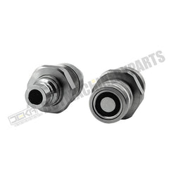 Hydraulic Quick-Connect Coupler Kit AT406474 AT406475 for John Deere 320E 323E 328E 326E 329E 332E 318E 333E 319E