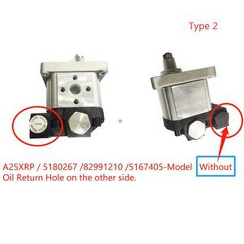 Hydraulic Steering Pump 5180267 for New Holland Tractor TL100 4835 TL70 5635 6635 L65 7635 TL90 TL80 - Buymachineryparts