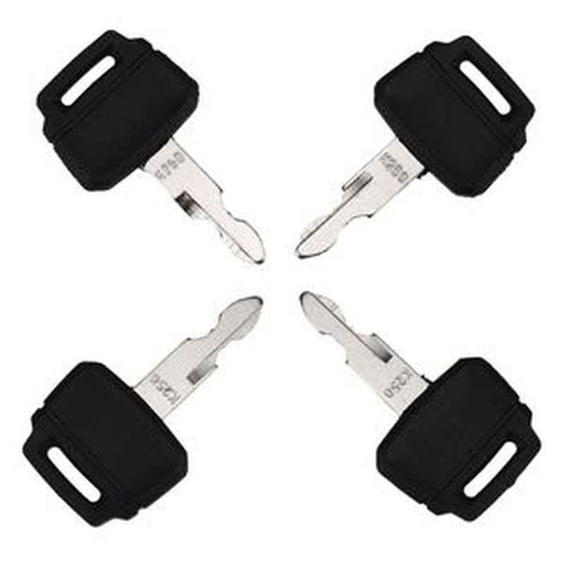 4 Ignition Keys 1230D2 for Kobelco SK115DZ SK130 SK150LC SK160LC SK210LC SK220 SK250