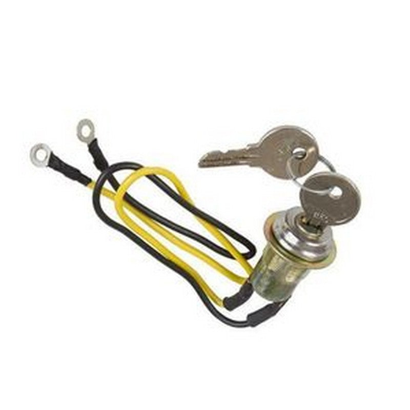 Ignition Switch with 2 Wires 2 Positions 2 Keys 8N3679C for Car Boat Truck Tractor and More