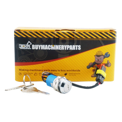Ignition Switch Start Key 1220-520002-AC for Big Joe Forklift E30 EZ30 S22 Pallet Truck EPT20-ET ES10-10ES ES15-15ES