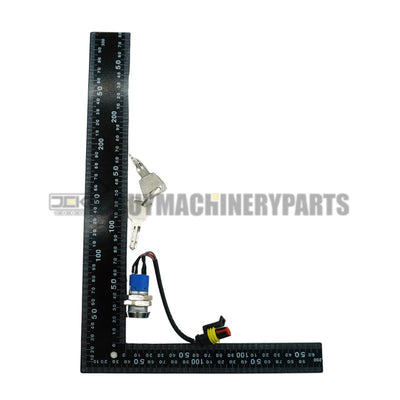 Ignition Switch Start Key 1220-520002-AC for Big Joe Forklift E30 EZ30 S22 Pallet Truck EPT20-ET ES10-10ES ES15-15ES