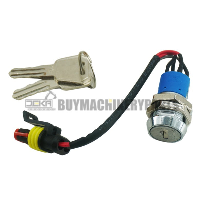 Ignition Switch Start Key 1220-520002-AC for Big Joe Forklift E30 EZ30 S22 Pallet Truck EPT20-ET ES10-10ES ES15-15ES