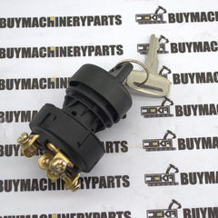 Ignition Switch With Keys for JLG 12VDC-20A 24VDC-10A 48VDC-4A E201575 - Buymachineryparts