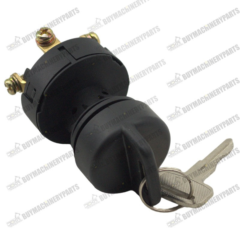 Ignition Switch With Keys for JLG 12VDC-20A 24VDC-10A 48VDC-4A E201575 - Buymachineryparts