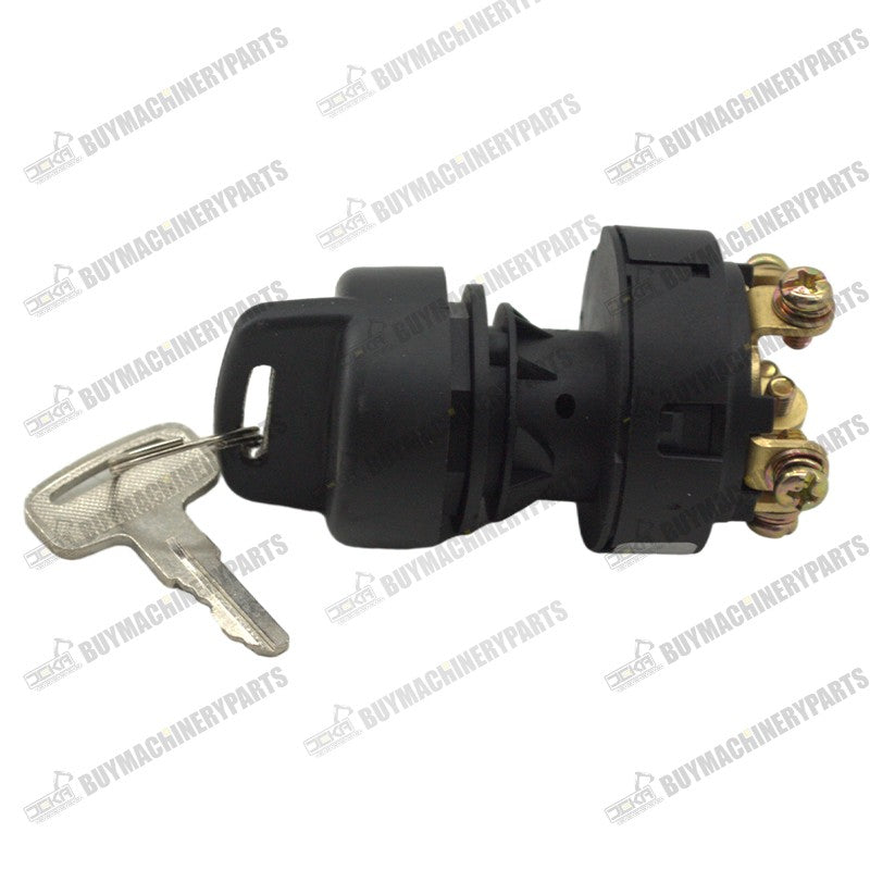 Ignition Switch With Keys for JLG 12VDC-20A 24VDC-10A 48VDC-4A E201575 - Buymachineryparts