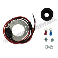 Ignitor Conversion Kit 1244A Compatible with Tractors 2N 8N 9N 4 Cylinder Series 500-800 Side Mount Distributor 12V Only