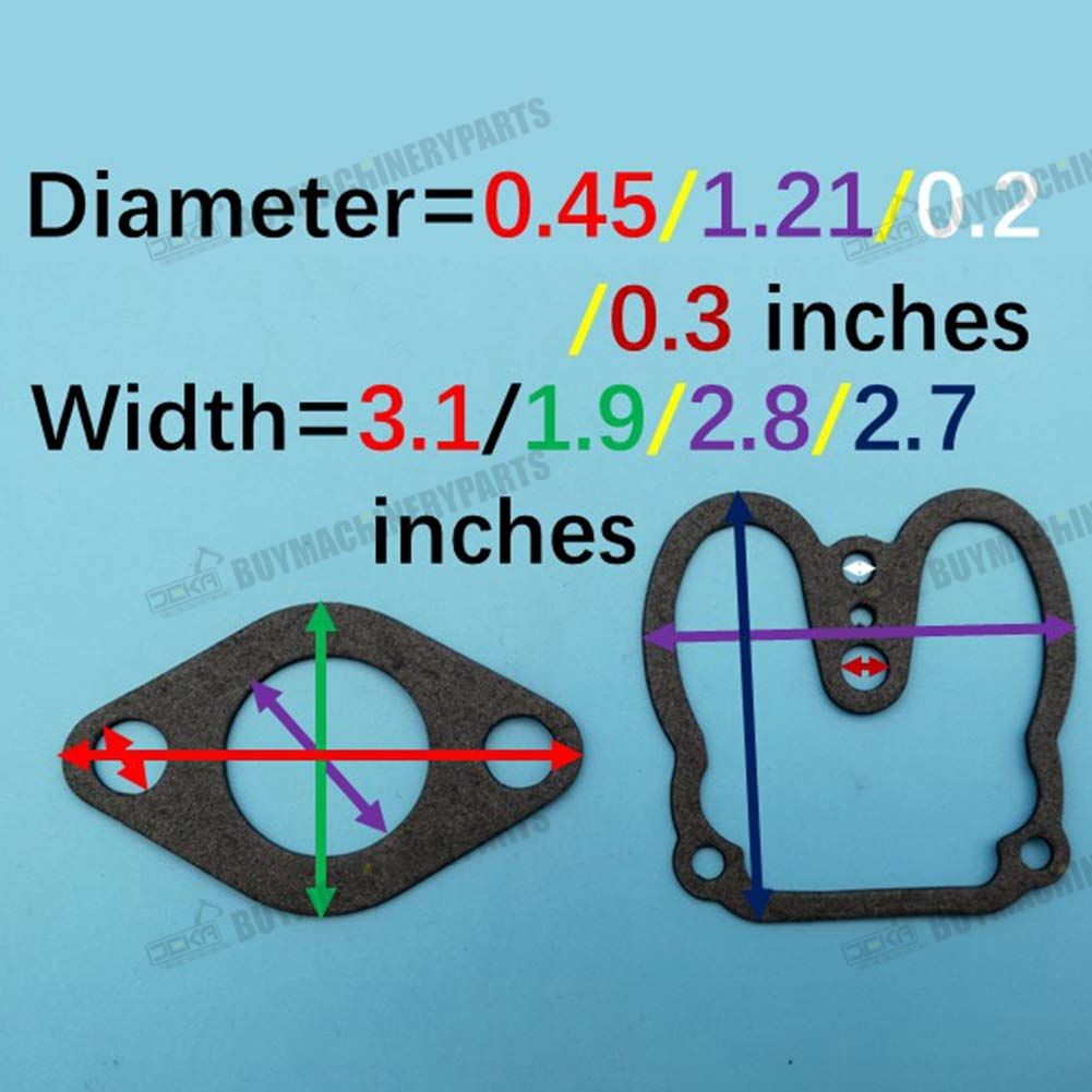 Carburetor Kit for Wisconsin Engine V460D V465D VG4D VH4D L-57 L-77 Zenith 11532 12825 13714 13866 14119 14131
