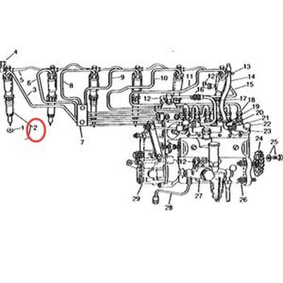 Injection Nozzle SE500099 for John Deere Tractor 4630 7020